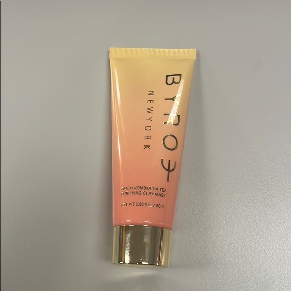BYROE Peach Kombucha Tea Purifying Clay Mask 2.8 Oz/ new unopened - Picture 1 of 3